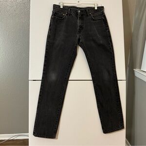 Levi's Black Straight Men's Jeans made in USA